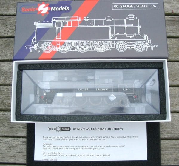 Sonic Models S4101-06 - 4-6-2 Tank `69814` Class A5/1 `Robinson`  in `British Railway` BR Black Livery - perfect boxed condition ! - Image 2