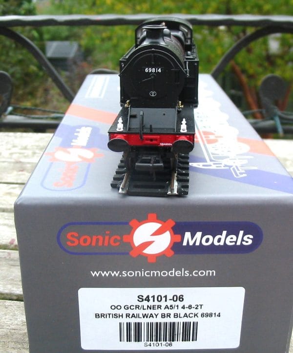 Sonic Models S4101-06 - 4-6-2 Tank `69814` Class A5/1 `Robinson`  in `British Railway` BR Black Livery - perfect boxed condition ! - Image 4
